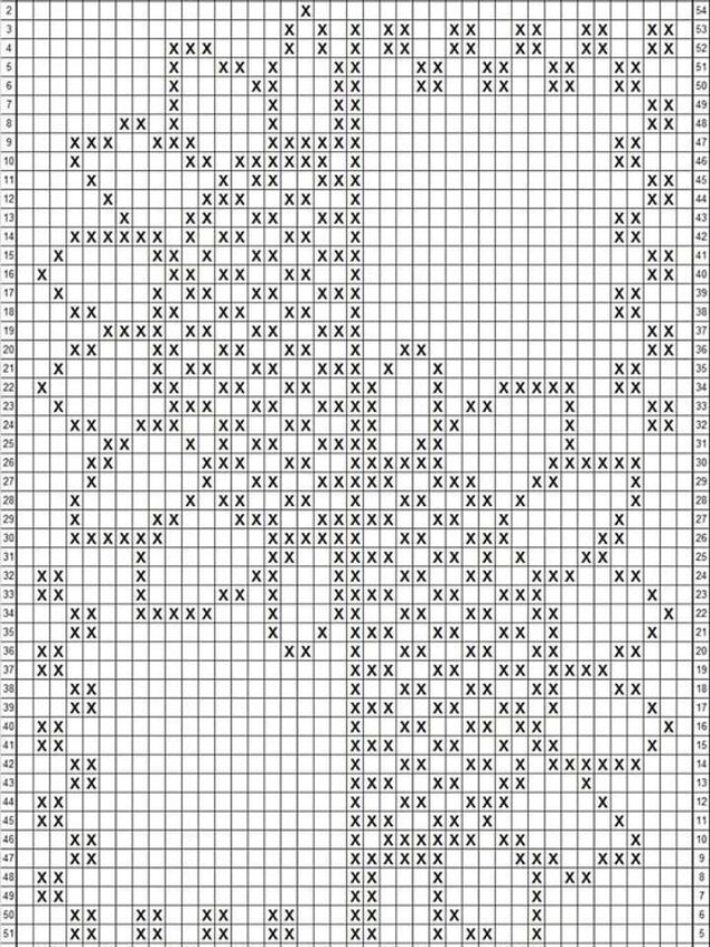 Gráficos de Crochê Filé Gratuitos (11)