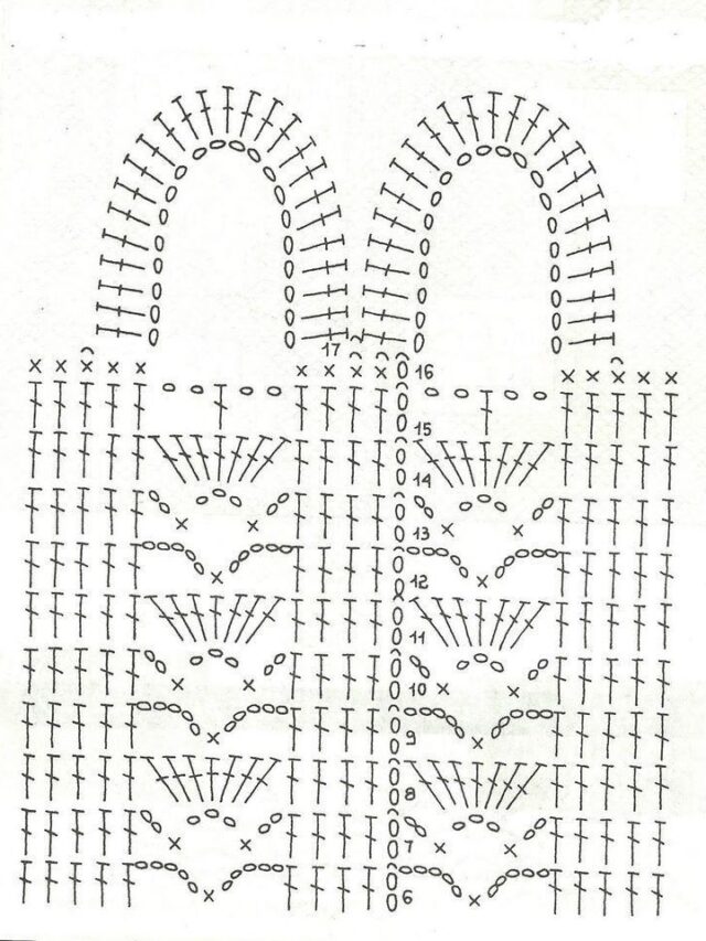 Porta garrafa de crochê com gráfico (10)