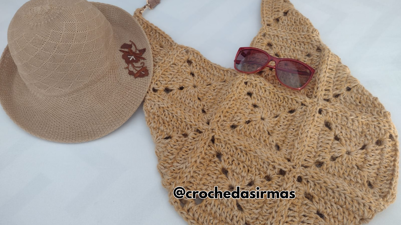 Bolsa de Crochê Praia: Tutorial sucesso do verão.